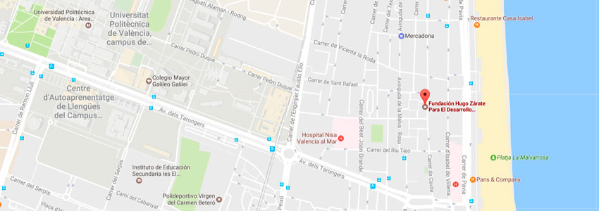 Fundación Hugo Zárate en Google Maps